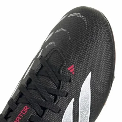 adidas Predator Club Gras / Kunstgras Voetbalschoenen (MG) Kids Zwart Wit Rood