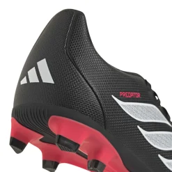 adidas Predator Club Gras / Kunstgras Voetbalschoenen (MG) Kids Zwart Wit Rood