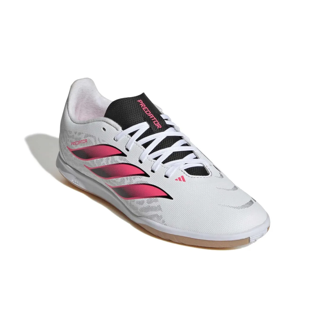 adidas Predator Club Zaalvoetbalschoenen (IN) Kids Wit Zwart Roze