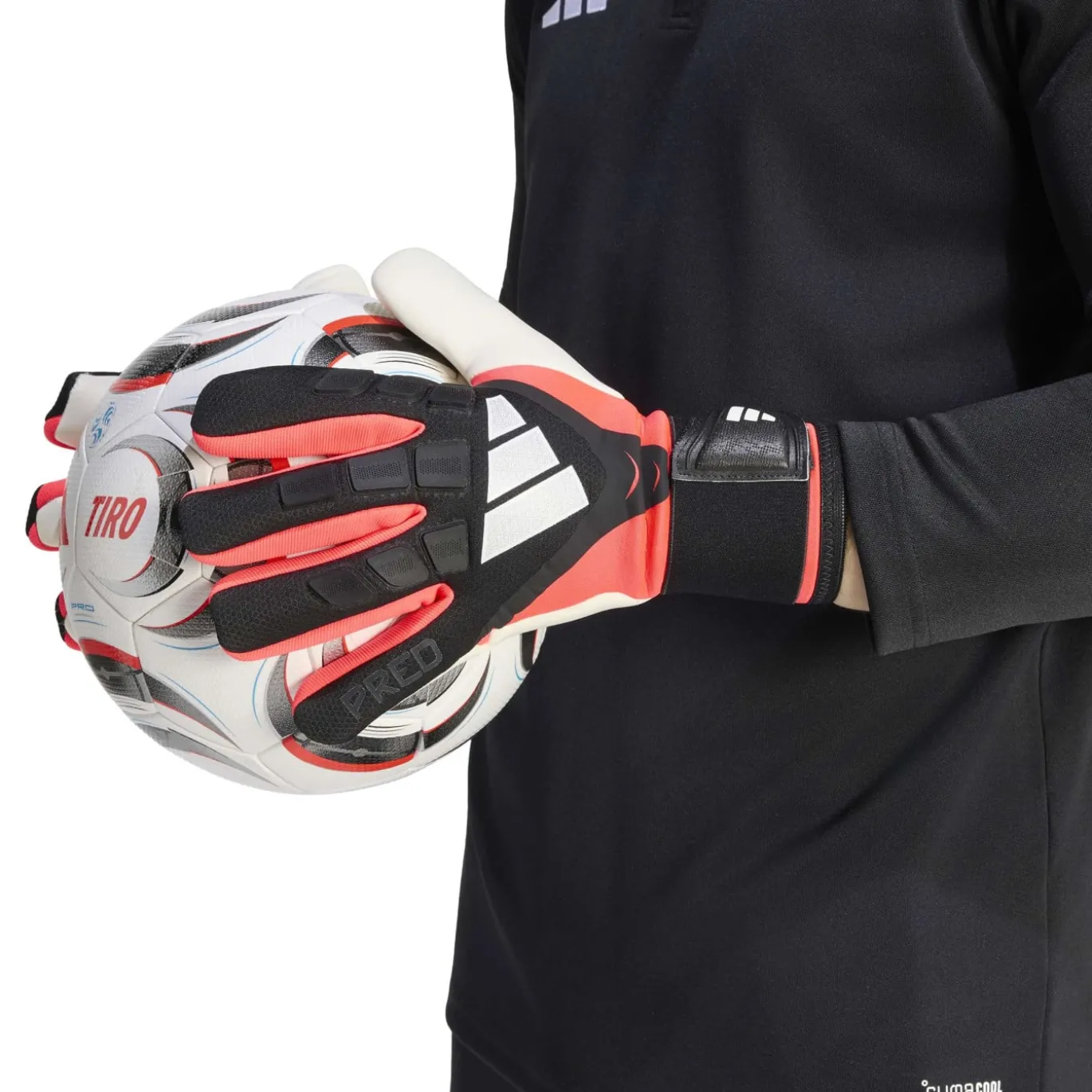 adidas Predator Competition Keepershandschoenen Zwart Wit Rood
