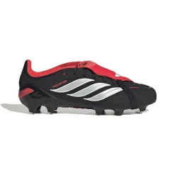 adidas Predator Elite FT Gras Voetbalschoenen (FG) Kids Zwart Wit Rood