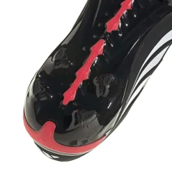 adidas Predator Elite FT Gras Voetbalschoenen (FG) Kids Zwart Wit Rood