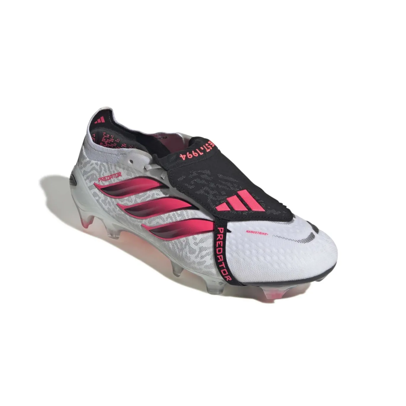 adidas Predator Elite FT Gras Voetbalschoenen (FG) Wit Zwart Roze