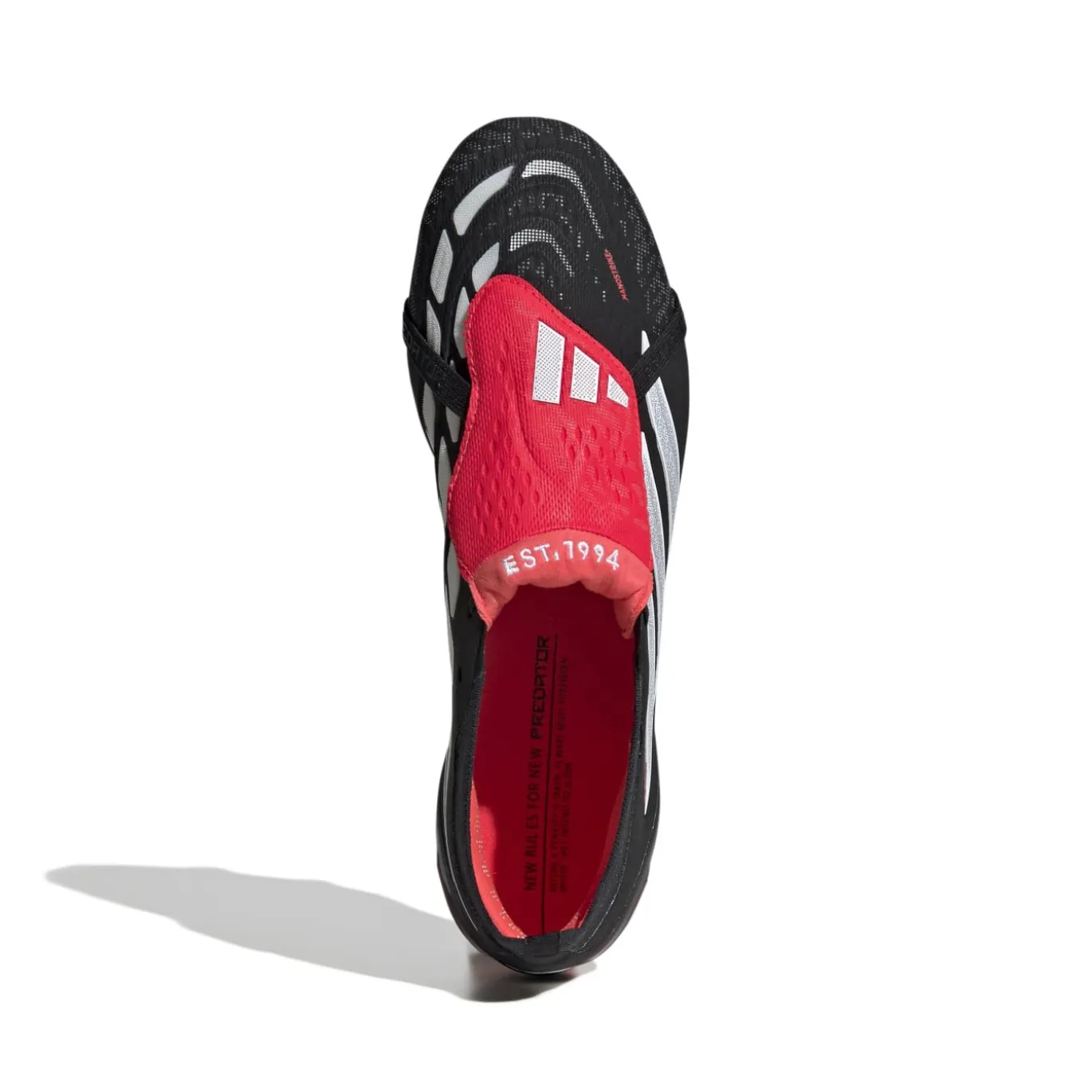adidas Predator Elite FT Gras Voetbalschoenen (FG) Zwart Wit Rood