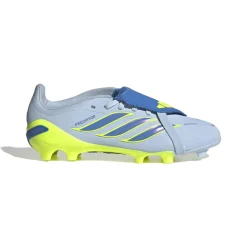 adidas Predator Elite FT Gras Voetbalschoenen (FG) Kids Lichtblauw Blauw Geel