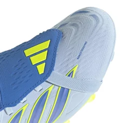 adidas Predator Elite FT Gras Voetbalschoenen (FG) Kids Lichtblauw Blauw Geel