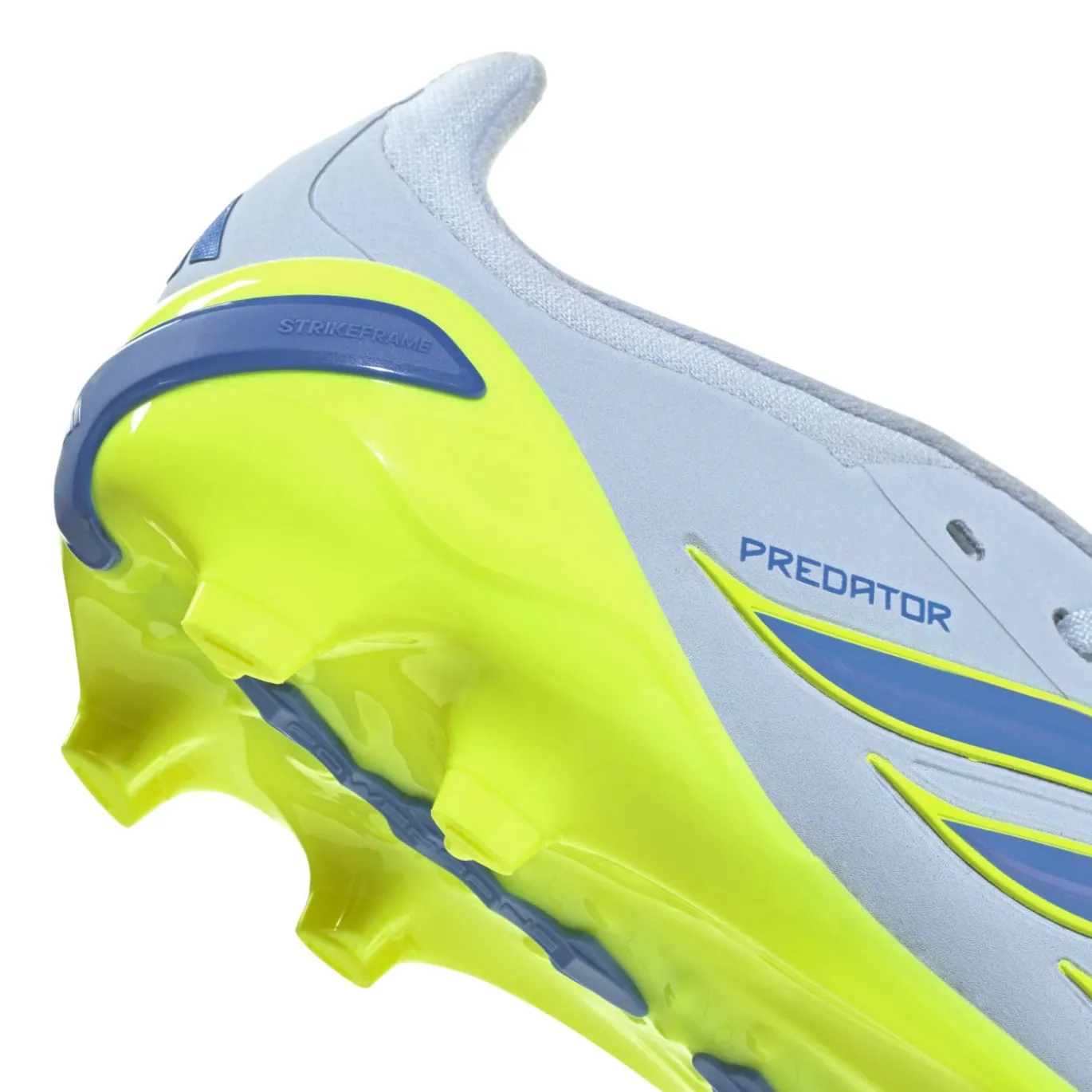 adidas Predator Elite FT Gras Voetbalschoenen (FG) Kids Lichtblauw Blauw Geel