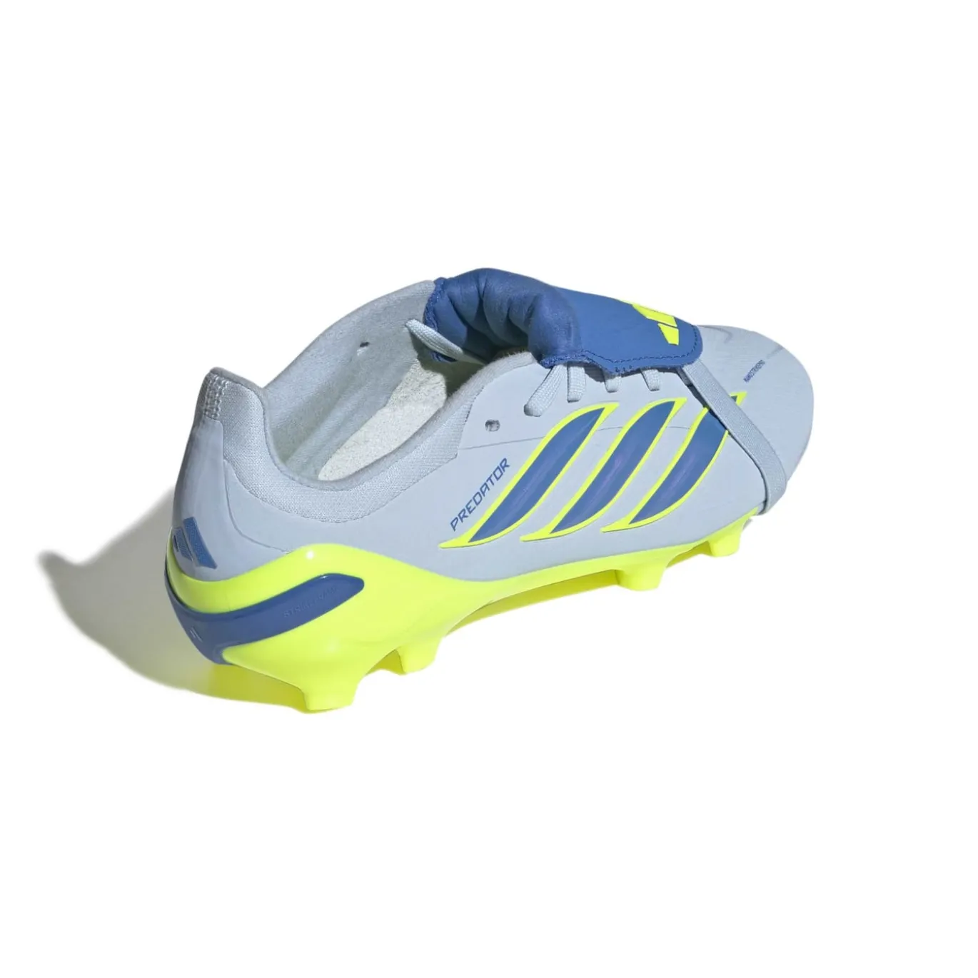 adidas Predator Elite FT Gras Voetbalschoenen (FG) Kids Lichtblauw Blauw Geel