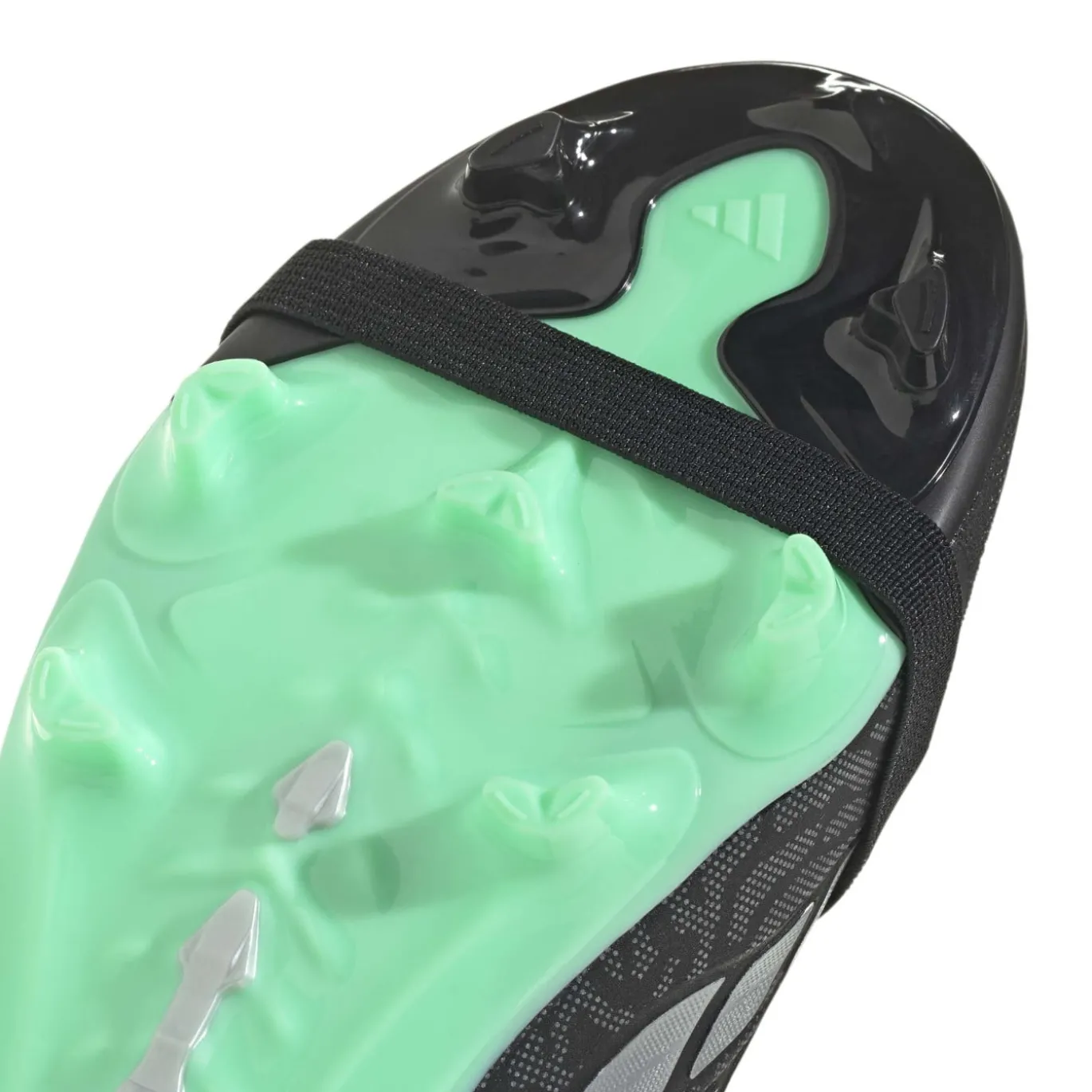 adidas Predator Elite FT Gras Voetbalschoenen (FG) Kids Zwart Zilver Mintgroen