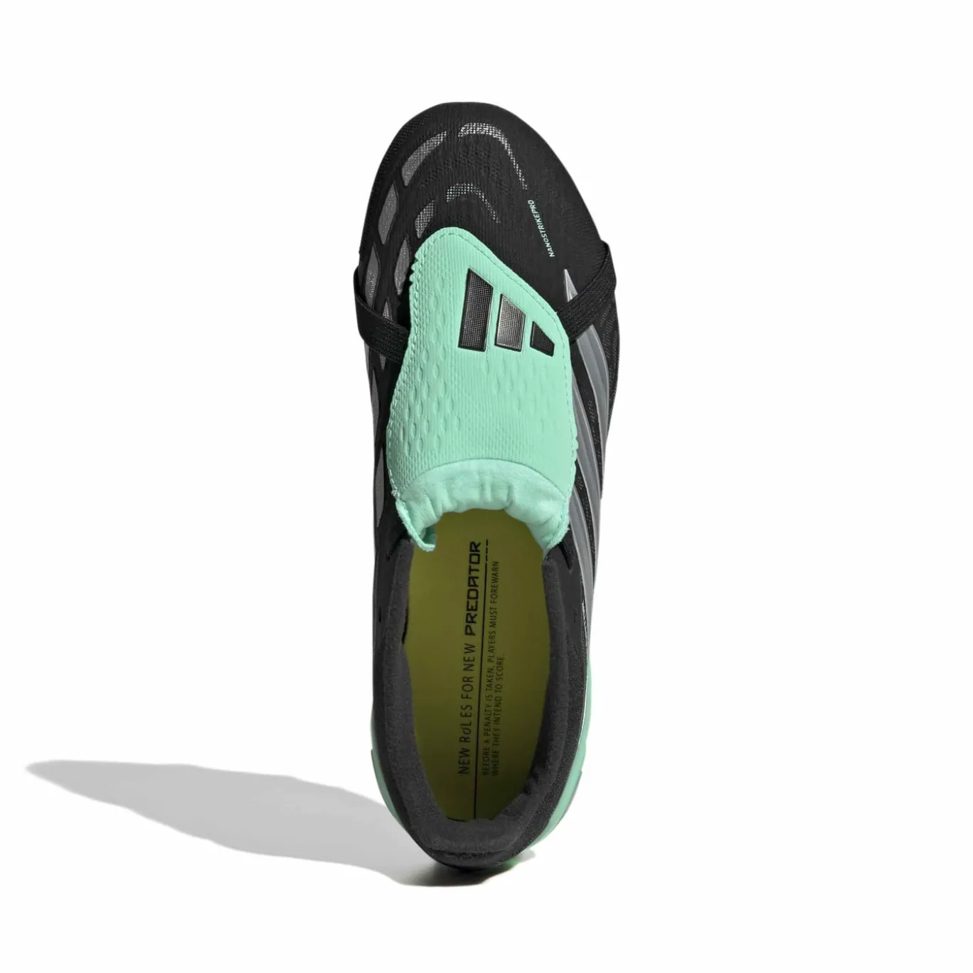 adidas Predator Elite FT Gras Voetbalschoenen (FG) Kids Zwart Zilver Mintgroen