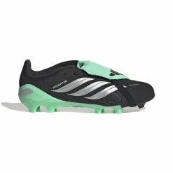 adidas Predator Elite FT Gras Voetbalschoenen (FG) Kids Zwart Zilver Mintgroen