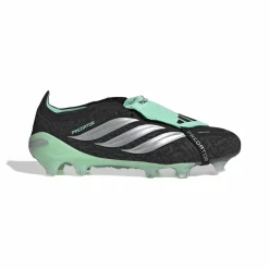 adidas Predator Elite FT Gras Voetbalschoenen (FG) Zwart Zilver Mintgroen