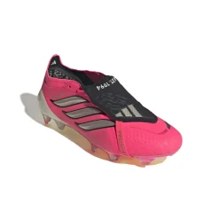 adidas Predator Elite FT Gras Voetbalschoenen (FG) Felroze Zilvergrijs Zwart Goud