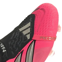 adidas Predator Elite FT Gras Voetbalschoenen (FG) Felroze Zilvergrijs Zwart Goud