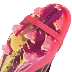 adidas Predator Elite FT Gras Voetbalschoenen (FG) Felroze Zilvergrijs Zwart Goud