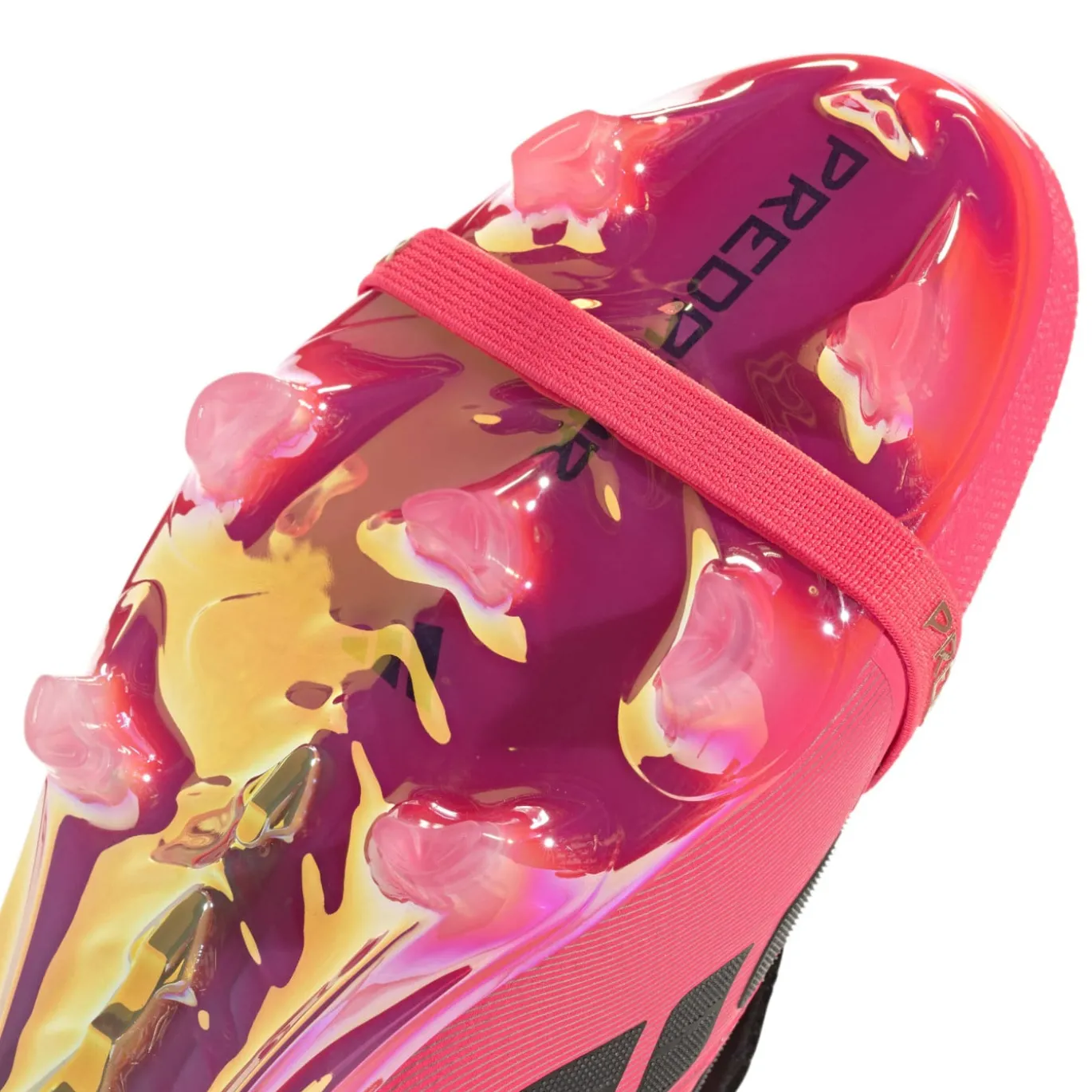 adidas Predator Elite FT Gras Voetbalschoenen (FG) Felroze Zilvergrijs Zwart Goud