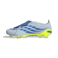 adidas Predator Elite FT Gras Voetbalschoenen (FG) Lichtblauw Blauw Geel