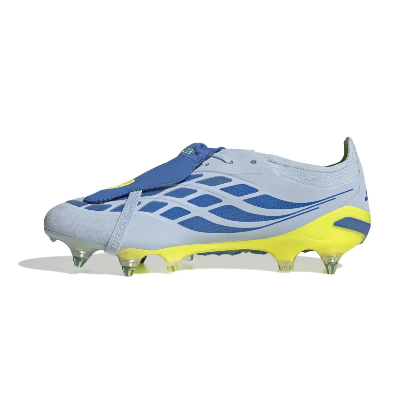 adidas Predator Elite FT IJzeren-Nop Voetbalschoenen (SG) Lichtblauw Blauw Geel