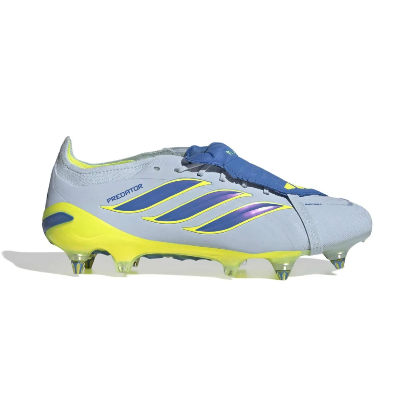 adidas Predator Elite FT IJzeren-Nop Voetbalschoenen (SG) Lichtblauw Blauw Geel
