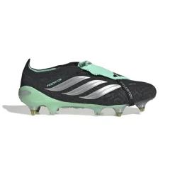 adidas Predator Elite FT IJzeren-Nop Voetbalschoenen (SG) Zwart Zilver Mintgroen