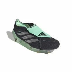 adidas Predator Elite FT IJzeren-Nop Voetbalschoenen (SG) Zwart Zilver Mintgroen