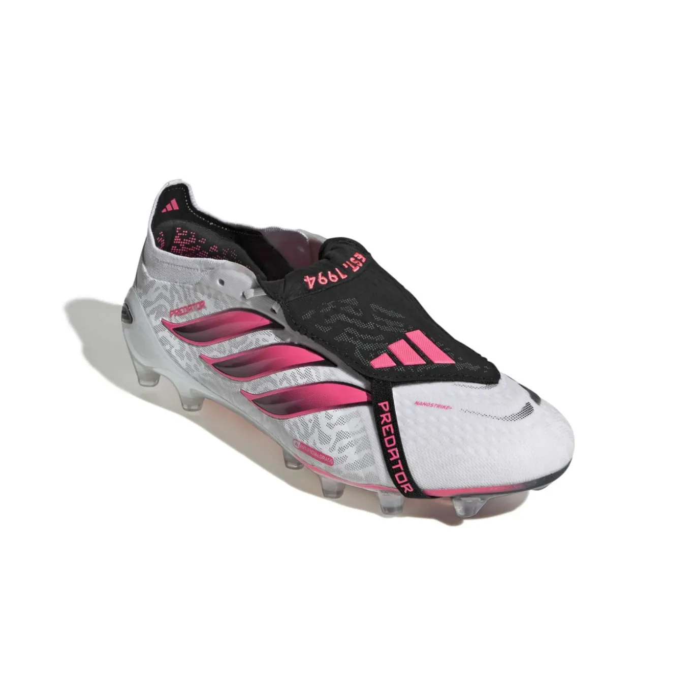 adidas Predator Elite FT Kunstgras Voetbalschoenen (AG) Wit Zwart Roze