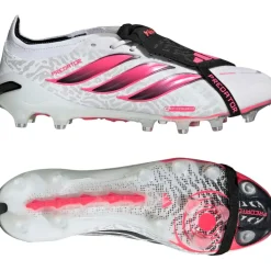 adidas Predator Elite FT Kunstgras Voetbalschoenen (AG) Wit Zwart Roze
