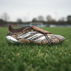 adidas Predator Elite FT Wales Bonner Gras Voetbalschoenen (FG) Donkerbruin Bruin Metallic Zilver