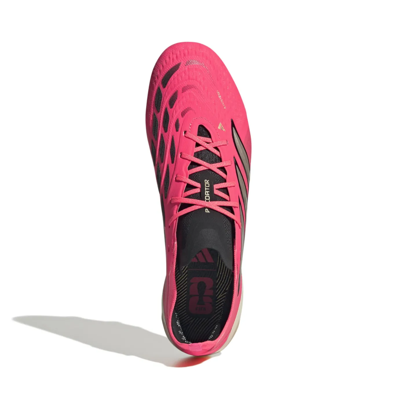 adidas Predator Elite Gras Voetbalschoenen (FG) Felroze Zilvergrijs Zwart Goud