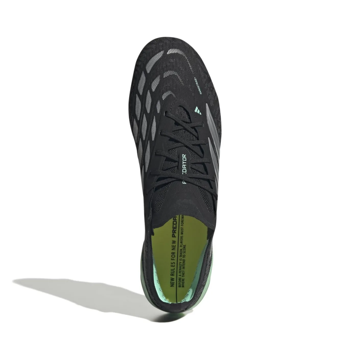 adidas Predator Elite Gras Voetbalschoenen (FG) Zwart Zilver Mintgroen
