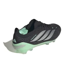 adidas Predator Elite Gras Voetbalschoenen (FG) Zwart Zilver Mintgroen