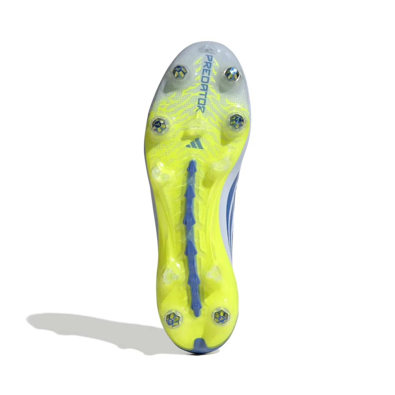 adidas Predator Elite IJzeren-Nop Voetbalschoenen (SG) Lichtblauw Blauw Geel