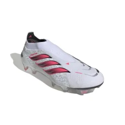 adidas Predator Elite Veterloze Gras Voetbalschoenen (FG) Wit Zwart Roze