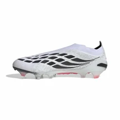 adidas Predator Elite Veterloze Gras Voetbalschoenen (FG) Wit Zwart Roze