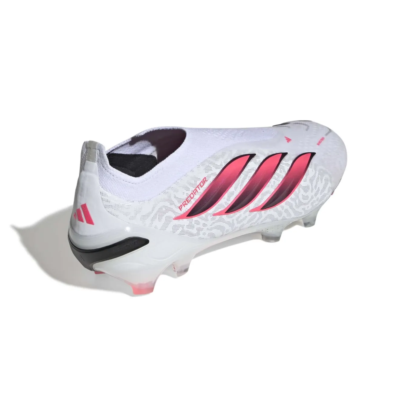 adidas Predator Elite Veterloze Gras Voetbalschoenen (FG) Wit Zwart Roze