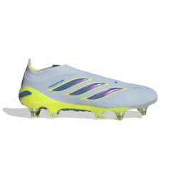 adidas Predator Elite Veterloze IJzeren-Nop Voetbalschoenen (SG) Lichtblauw Blauw Geel