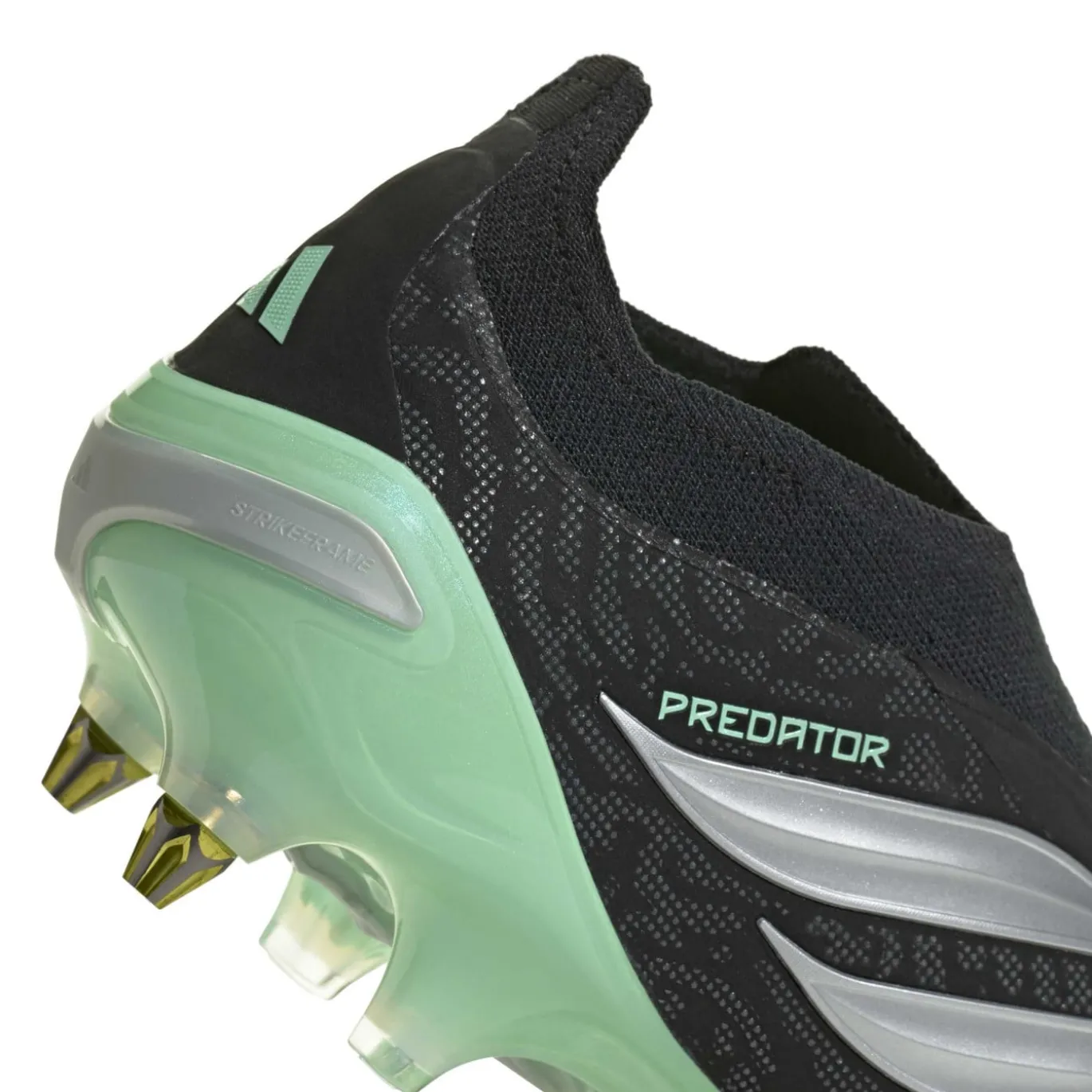 adidas Predator Elite Veterloze IJzeren-Nop Voetbalschoenen (SG) Zwart Zilver Mintgroen