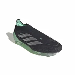 adidas Predator Elite Veterloze Gras Voetbalschoenen (FG) Zwart Zilver Mintgroen
