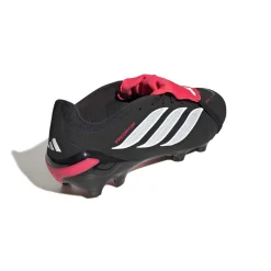 adidas Predator League FT Gras Voetbalschoenen (FG) Zwart Wit Rood