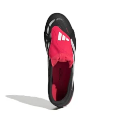 adidas Predator League FT Gras Voetbalschoenen (FG) Zwart Wit Rood