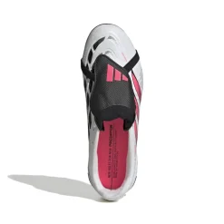 adidas Predator League FT Gras Voetbalschoenen (FG) Kids Wit Zwart Roze