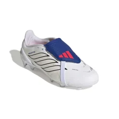 adidas Predator League FT Gras Voetbalschoenen (FG) Kids Wit Zilver Blauw Rood