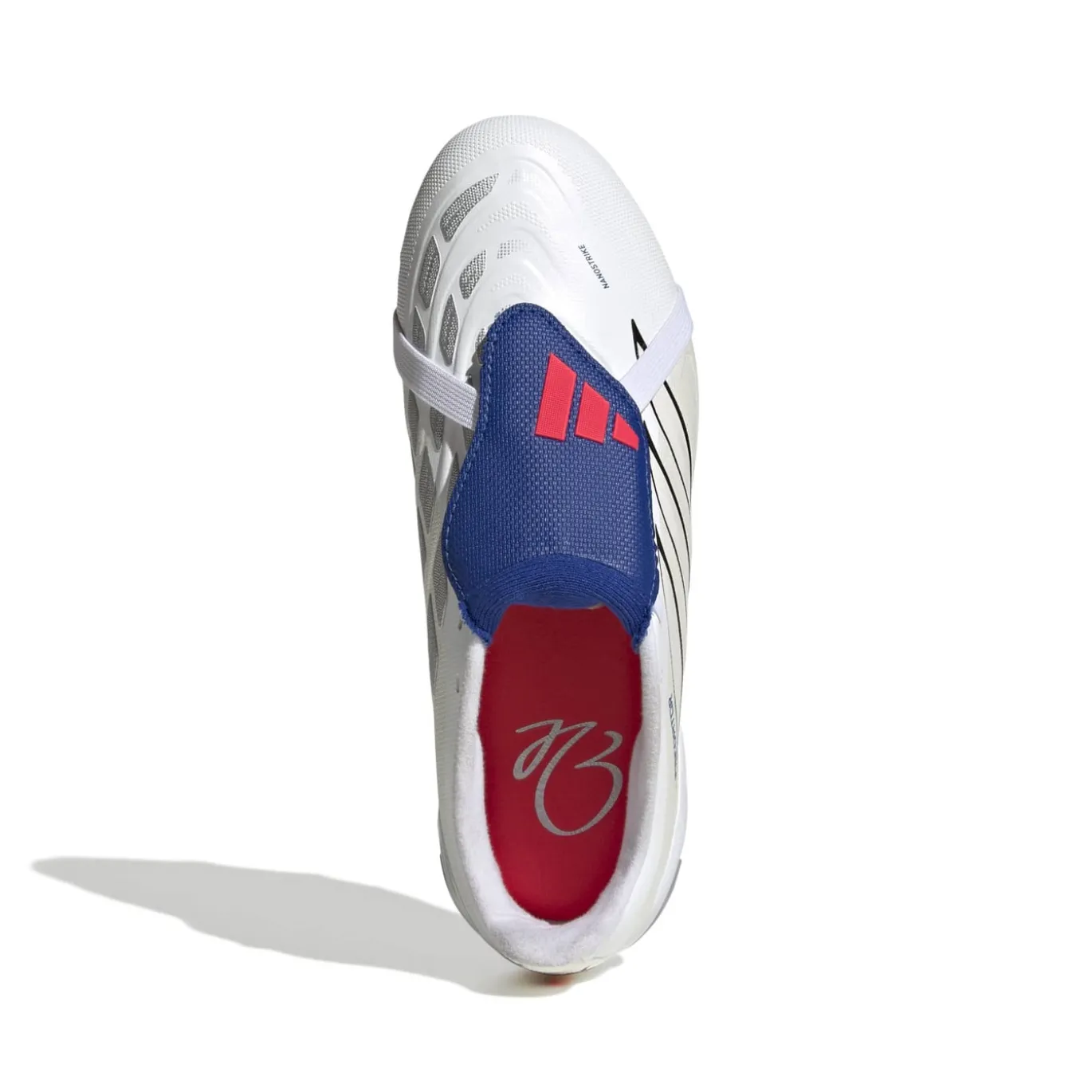 adidas Predator League FT Gras Voetbalschoenen (FG) Kids Wit Zilver Blauw Rood