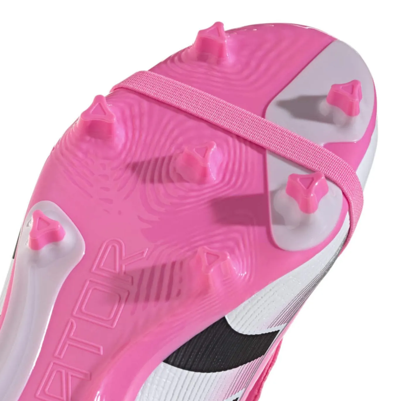 adidas Predator League FT Gras / Kunstgras Voetbalschoenen (MG) Roze Zwart Wit