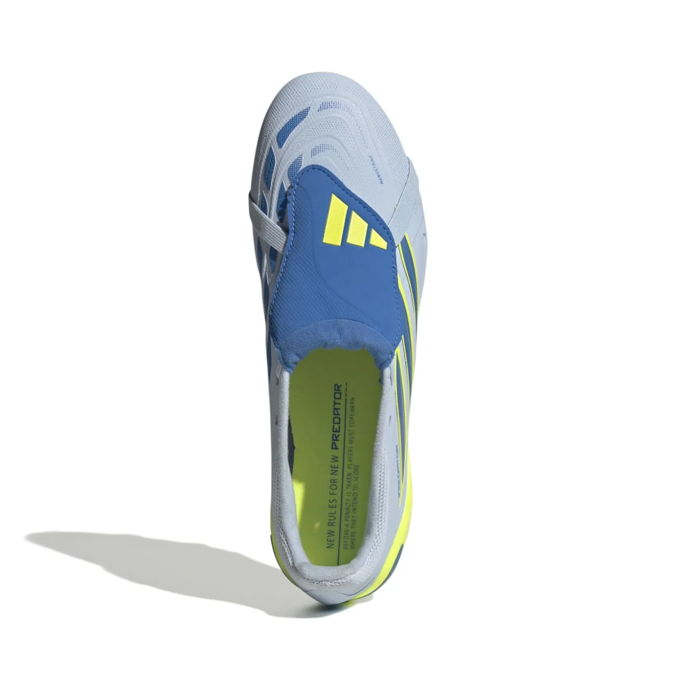 adidas Predator League FT Gras Voetbalschoenen (FG) Lichtblauw Blauw Geel
