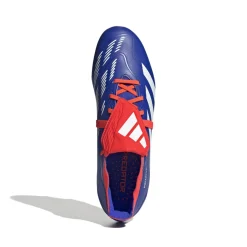 adidas Predator League FT Gras Voetbalschoenen (FG) Blauw Wit Rood