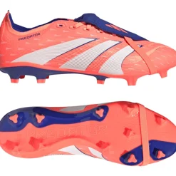adidas Predator League FT Gras / Kunstgras Voetbalschoenen (MG) Oranje Wit Blauw