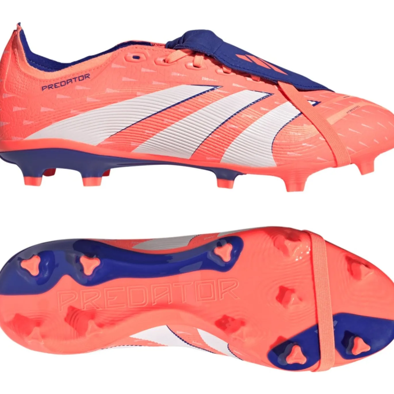 adidas Predator League FT Gras / Kunstgras Voetbalschoenen (MG) Oranje Wit Blauw