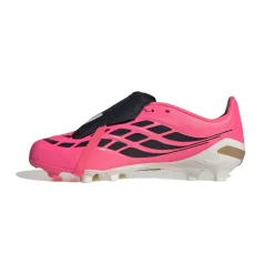 adidas Predator League FT Gras Voetbalschoenen (FG) Kids Felroze Zilvergrijs Zwart Goud