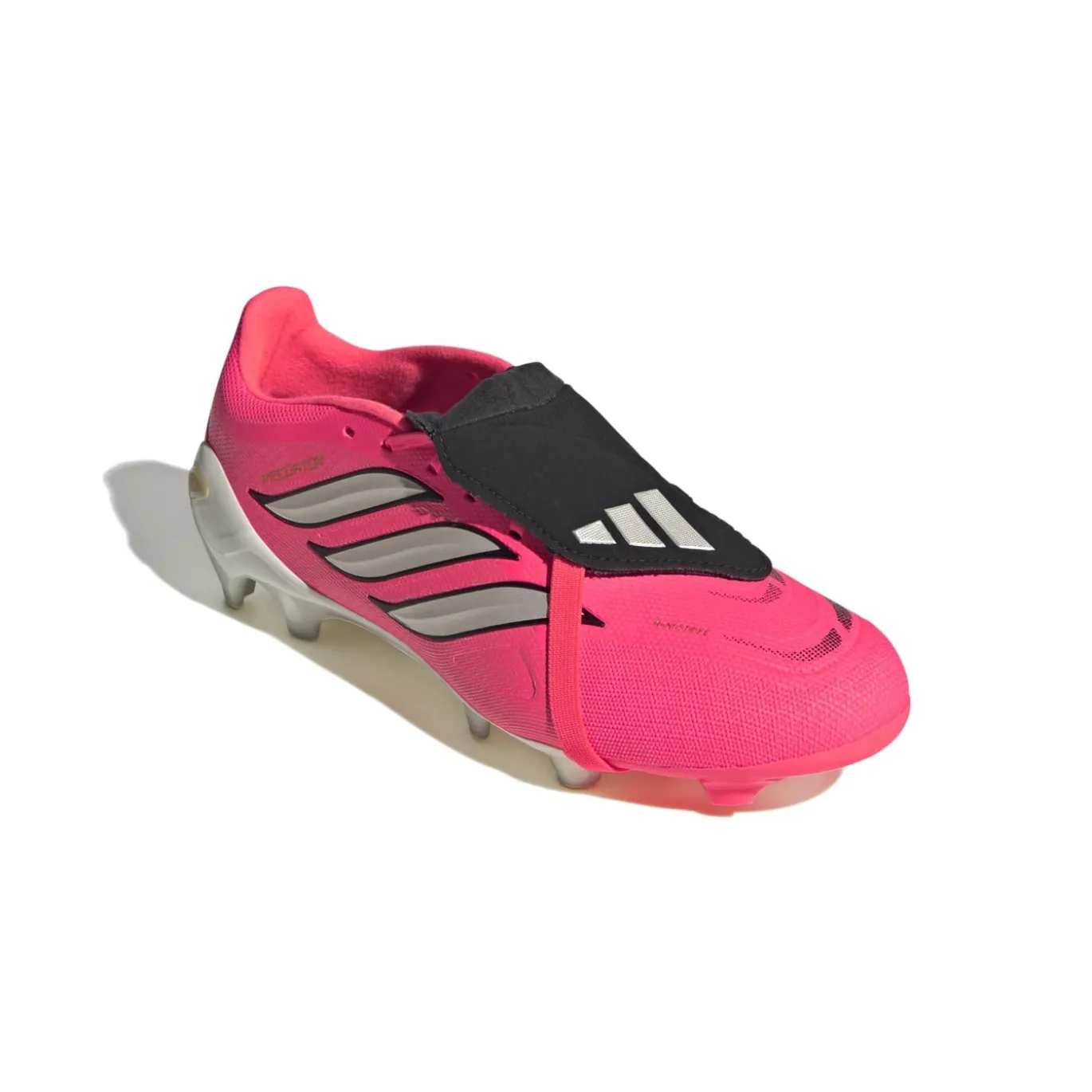 adidas Predator League FT Gras Voetbalschoenen (FG) Felroze Zilvergrijs Zwart Goud